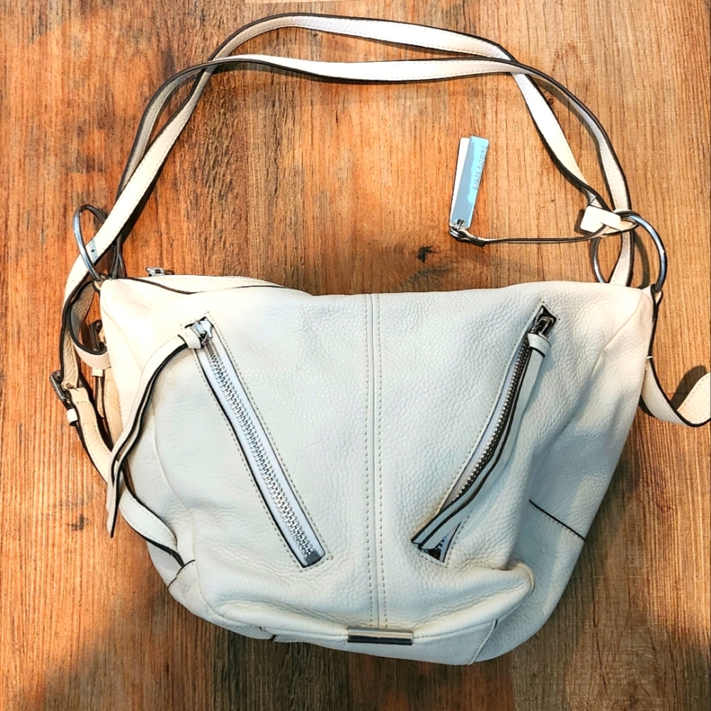 Vince Camuto Cream Hobo Bag. Handbag